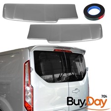 for Ford Transit Custom Rear Spoiler Painted Moondust Silver Barn Door (13-24)