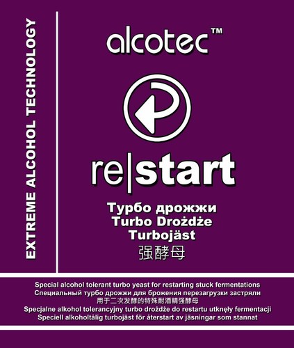Alcotec start yeast - alcotec, re-start