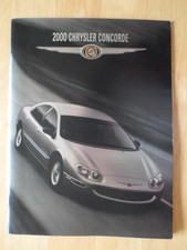 CHRYSLER CONCORDE orig 2000 USA Mkt Large Format Prestige Sales Brochure