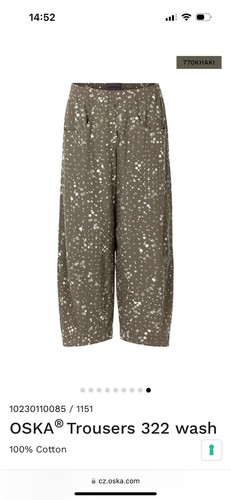 Oska cotton trousers size - size, 2