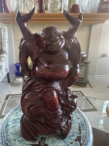 Chinese vtg wood - lg, carving