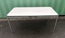 USM Haller Desk in Pearl Grey