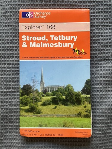 Explorer map 168 stroud - map,