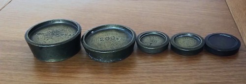 Set vintage metric brass - set,