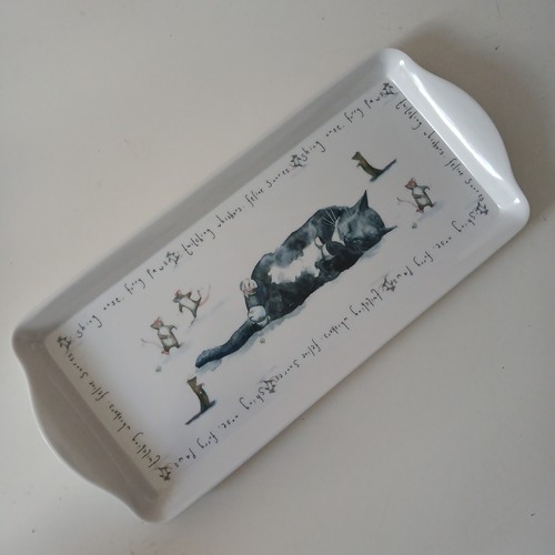 Sleeping cat mice melamine - sleeping,