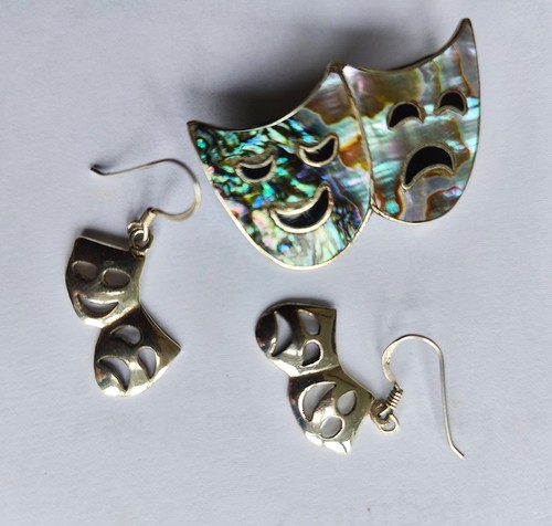 Earrings and brooch/pendant
