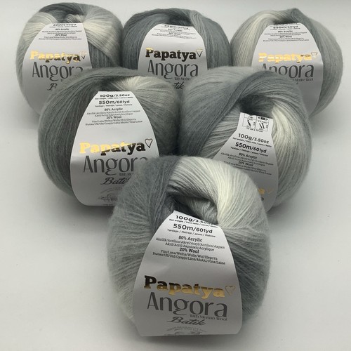 Papatya angora batik knitting - angora,