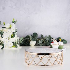GOLD CLEAR 14" Round Metal