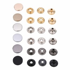 Poppers Snap Fasteners Flat