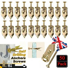50PCS Self-Drilling Anchors Screws Set Percussion Types Expansion Screws Tool uk