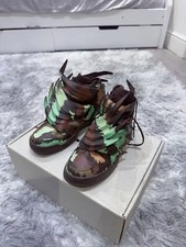 DS ADIDAS JEREMY SCOTT CAMO WINGS 3.0 PRINT MENS SIZE 6.5UK SHOES