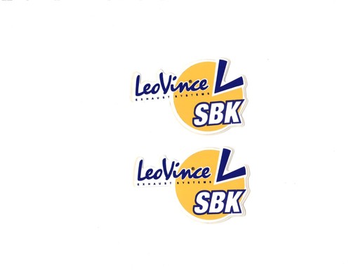 Vintage sticker set leo - of, 2