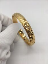 22K 22Ct Carat Lady’s Woman’s Adult Size Gold Filled Bangle Bracelet 29grams 2.6