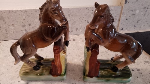 Vintage 1950s ceramic horse - vintage,