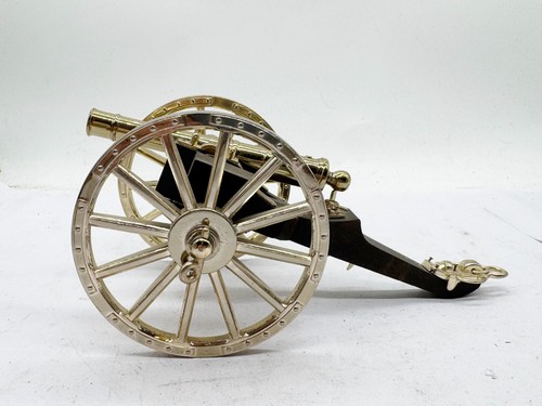 Vintage brass cannon ornament - vintage,