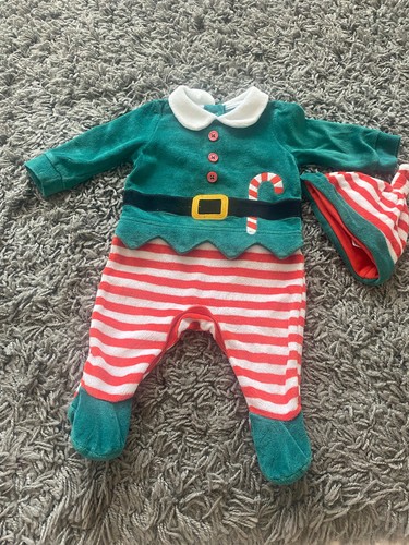 Baby xmas elf - tu, babygrow