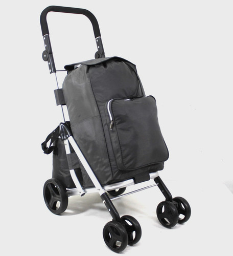 Large wheel folding shopping - 4,