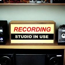 Recording Studio In Use LED