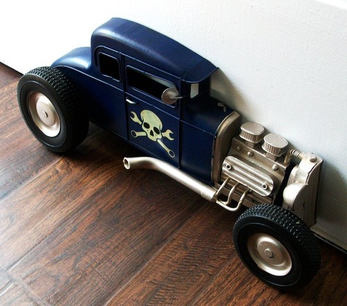 Hot rod auto large tin - rod, 16"