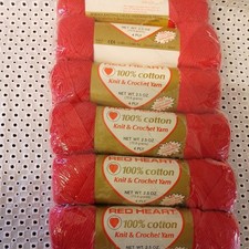 6 x 70.8g Red Heart 100%