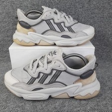 Adidas Mens Trainers UK 6 Solid Grey Ozweego Gym Training Running Adult Shoes