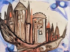 8x10" Art Print  Barge