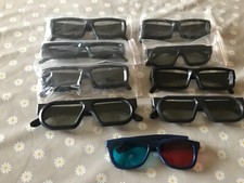 Bundle of 3D Glasses of various sizes and types