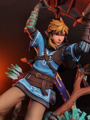 Estatua link zelda - zelda, tears