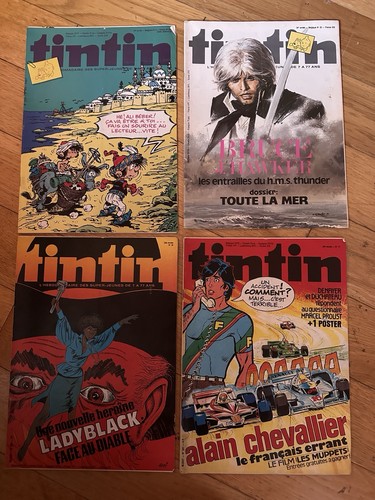 Vintage tintin magazine comics - magazine,