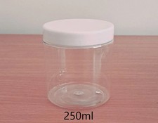 PET Clear Plastic Storage Jar