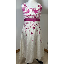 Kaliko A-Line Dress Silk Linen