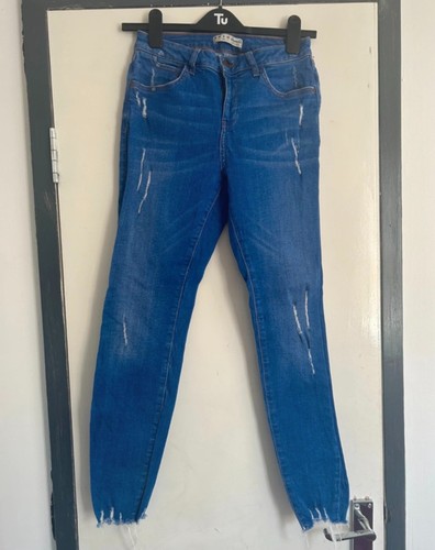 Denim blue skinny jeans - blue, |