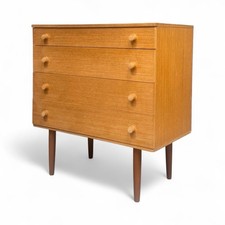 AVALON TEAK CHEST OF DRAWERS MID CENTURY RETRO C1960s