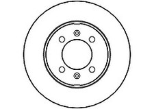 FRONT BRAKE DISCS FOR  ROVER