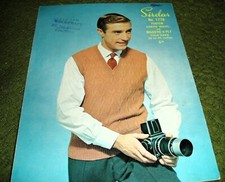 ORIGINAL VINTAGE  SIRDAR KNITTING PATTERN No.1776 MAN'S PULLOVER in 4 sizes