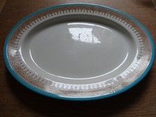 LARGE VINTAGE ROYAL WORCESTER OVAL PLATTER PLATE 15" GOOD USED CONDITION