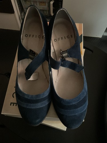 New navy suede ladies - ladies, size