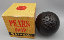 Rare Vintage Pears Soap Wash Ball in Original Box (P)
