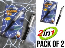 Electric 2 Shock Pen Funny Practical Joke Prank Novelty Toy April Fool Gag Gift