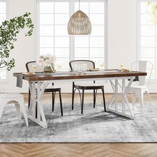 Industrial Dining Table for 6