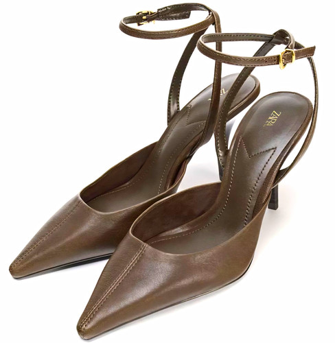 Zara brown leather - zara,