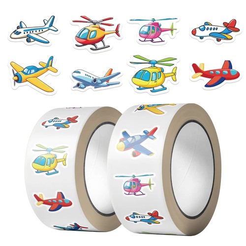 500pcs retro airplane stickers - airplane,