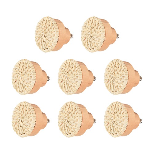 8pcs boho rattan - 8pcs, knobs