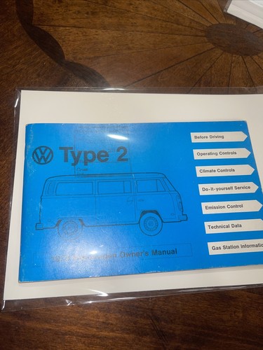 Volkswagen bus owner manual - bus,