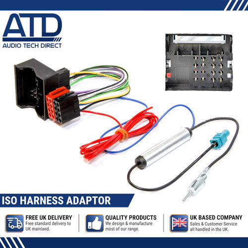 Iso adaptor harness - harness, skoda