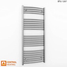 400 mm Wide Chrome Curved