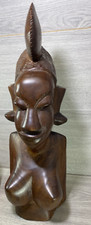 large  African wooden statue