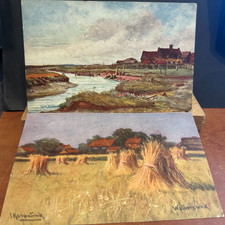 2 Vintage Postcards of Walberswick