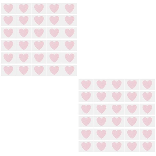 100 pcs creative heart shaped - 100,