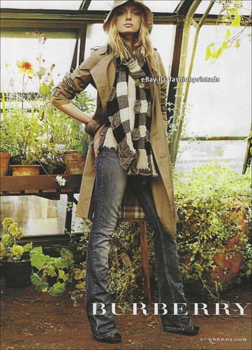 Burberry page print - burberry, ad